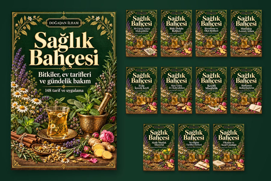 Sağlık Bahçesi ana kitap ve 11 hediye rehber